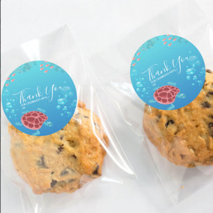 Under the Sea Ocean Sea Creatures Classic Round Sticker