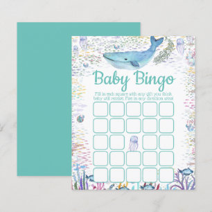 Under The Sea   Ocean Themed Baby Shower Bingo