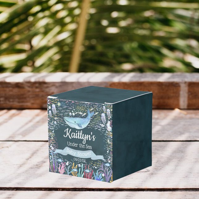 Under The Sea | Ocean Themed Baby Shower Favour Box (Creator Uploaded)