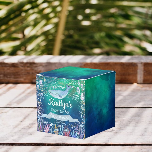 Under The Sea | Ocean Themed Baby Shower Favour Box (Creator Uploaded)