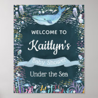 Under The Sea | Ocean Themed Baby Shower Welcome