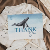 Under The Sea Ocean Whale Flat Baby Shower