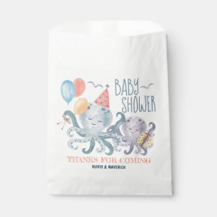 Under The Sea Octopus Baby Shower Thank You Favour Bags