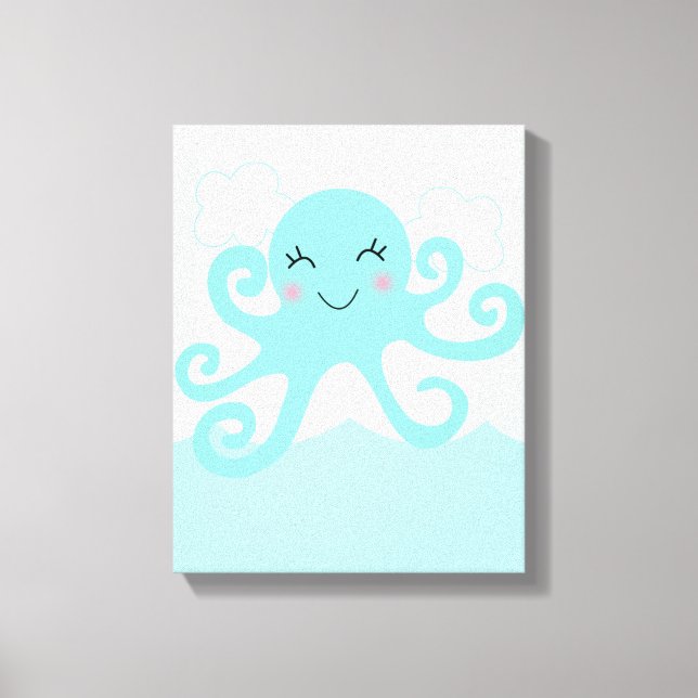 Under the Sea/Octopus Canvas Art (Front)