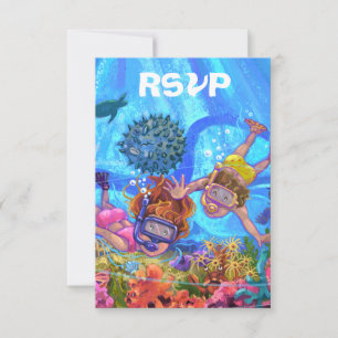 Under the Sea Party RSVP Card