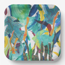 Under the sea party ware, paper plate