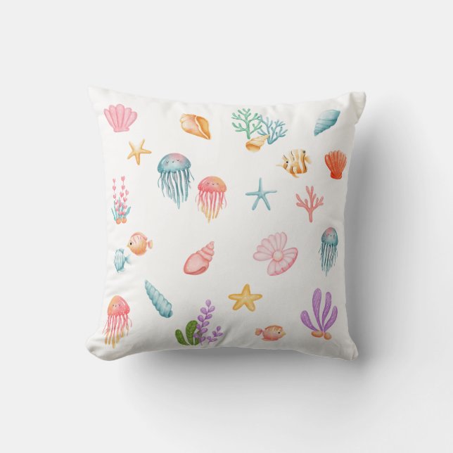 Under The Sea Pattern Cushion (Front)
