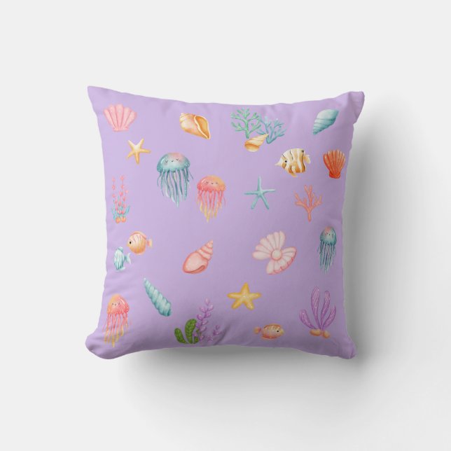 Under The Sea Pattern Cushion (Front)
