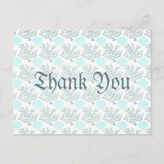 Under The Sea Pattern Postcard