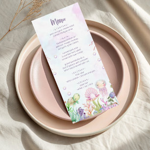 Under the Sea Pearl Baby Shower Menu