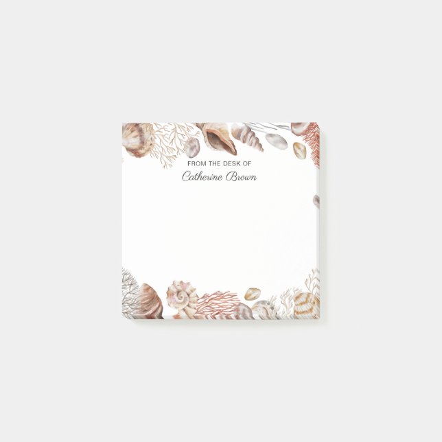 Under the sea personalised post-it notes (Front)