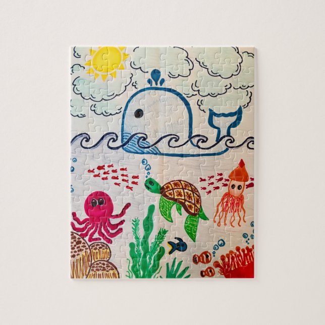 "Under the Sea" Puzzle (Vertical)