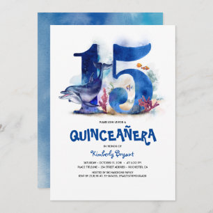 Under the Sea Quinceañera - 15th Birthday Invitation