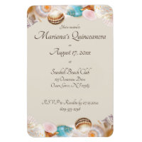 Under the Sea Quinceanera Party Seashells Border