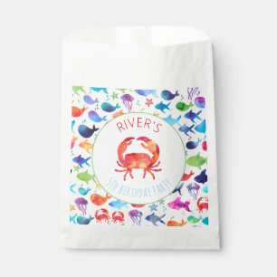 Under The Sea Rainbow Fish Birthday Baby Shower Favour Bags