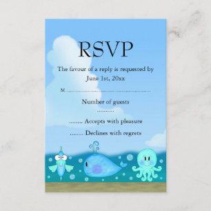Under The Sea RSVP