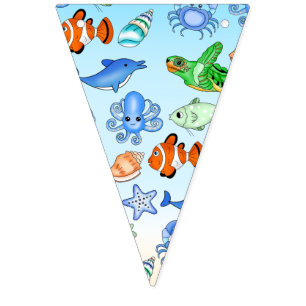 Under the Sea Sea Creatures Bunting
