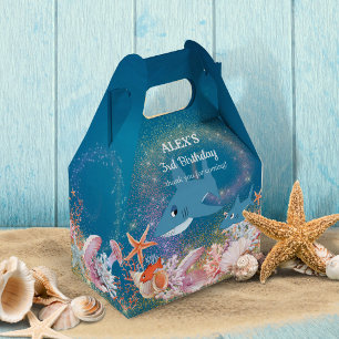 Under the Sea Shark Birthday Party Favour Box