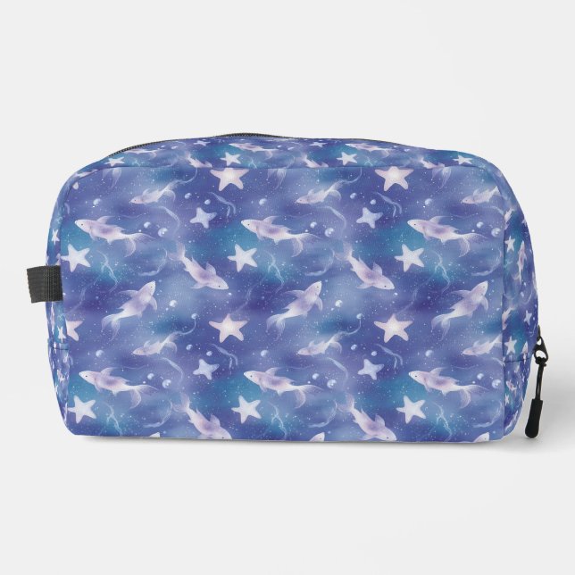 Under The Sea: Sharks Dopp Kit (Front)