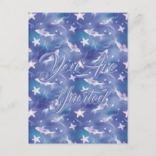 Under The Sea; Sharks Postcard