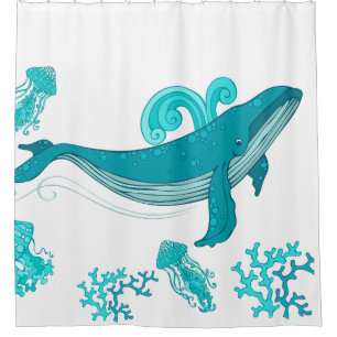 Under the sea  shower curtain