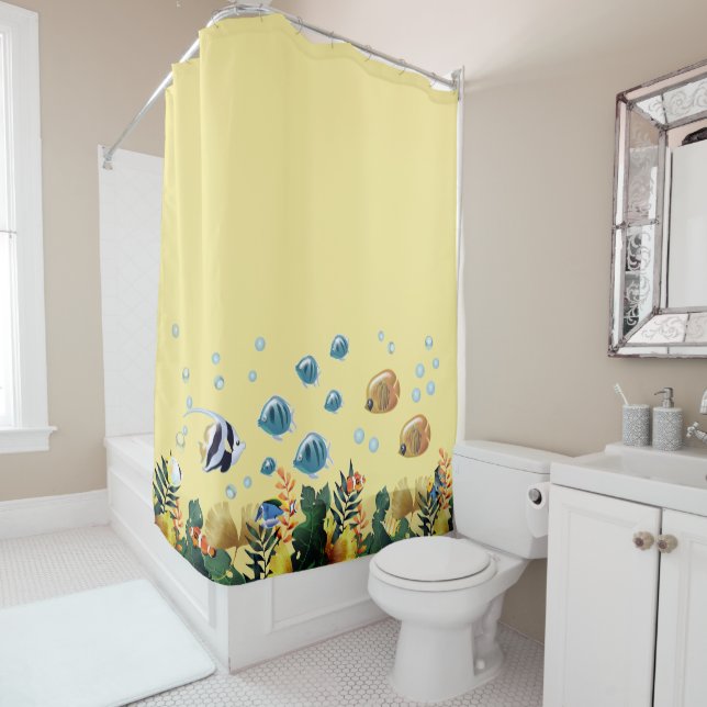Under The Sea Shower Curtain (In Situ)