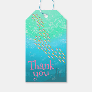 Under The Sea Small Fish Birthday Party Gift Tags