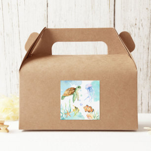 Under the Sea Square Sticker