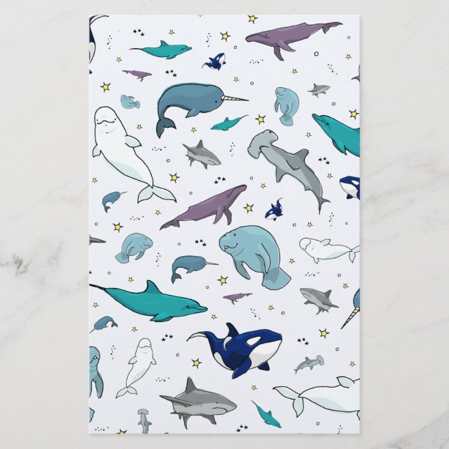 Under the Sea Stationery (Front)