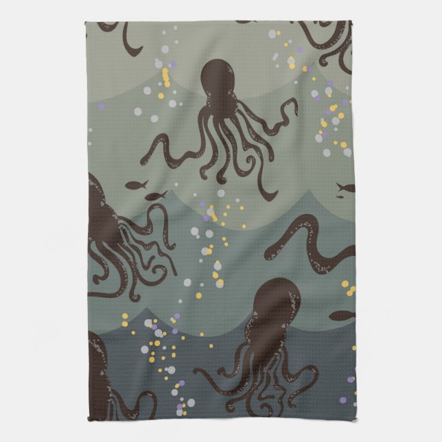 Under The Sea Tea Towel (Vertical)