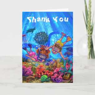 Under the Sea Thank You Card