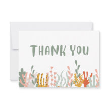 Under The Sea Thank you Card