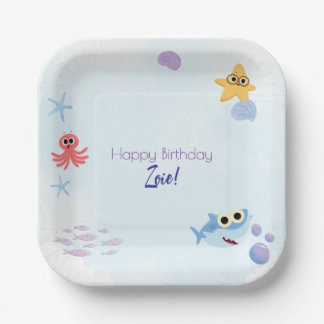 Under the Sea Themed Paper Plate