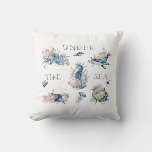Under The Sea Throw Pillow