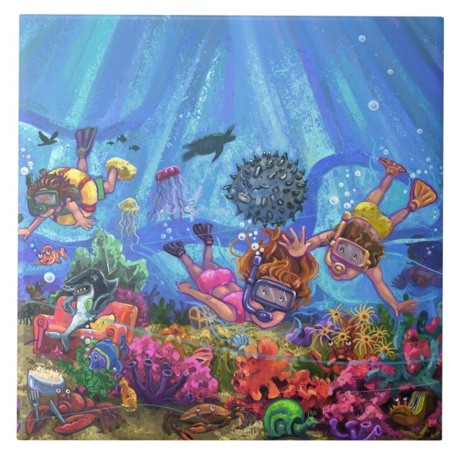 Under the Sea Tile (Front)