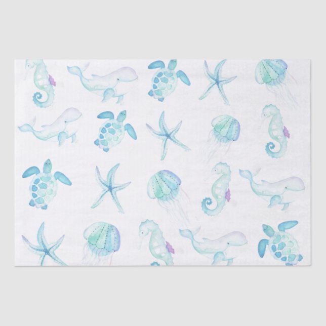 Under The Sea Tissue Paper (Front)