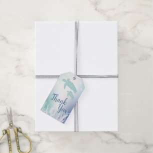 Under the Sea Turtle Baby Shower Gift Tags