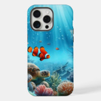 Under the sea, turtle, coral, ship, clown fish