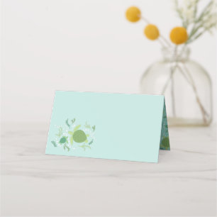 Under the Sea Turtles Baby Shower Place Card