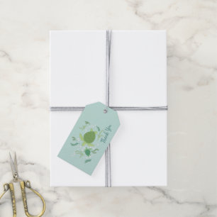 Under the Sea Turtles Baby Shower Thank You Gift Tags