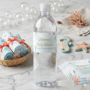 Under the Sea Water Bottle Label