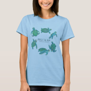 Under the Sea Watercolor Pride Unity Women's T-Shi T-Shirt