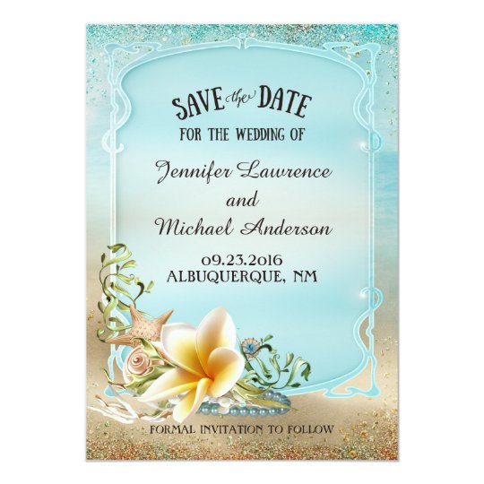 Under the Sea Wedding Save the Date Card