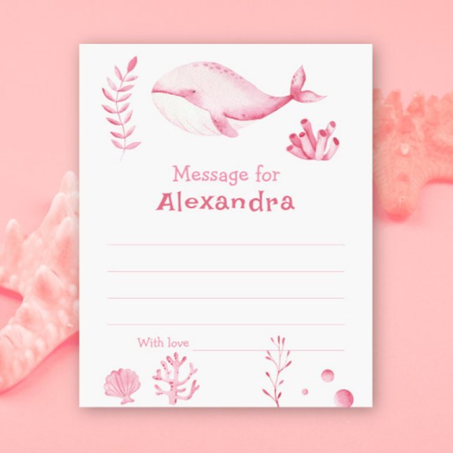 Under the sea Whale birthday time capsule message (Creator Uploaded)