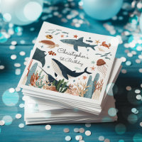 Under the Sea Whale Shark Sea Life 1st Birthday