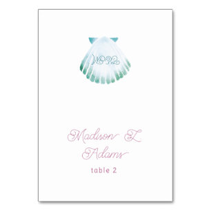 Under the Sea Whimsical Watercolor Name Place Card