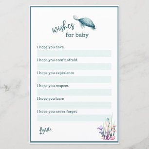 Under the Sea Wishes for Baby