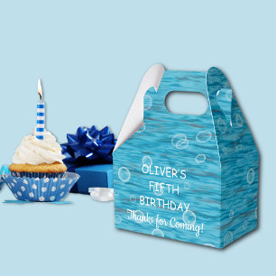 Under The Sea With Dolphins Birthday Party Favour Box