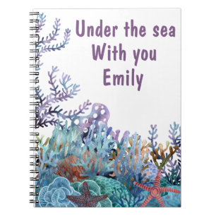 Under the sea with you notebook