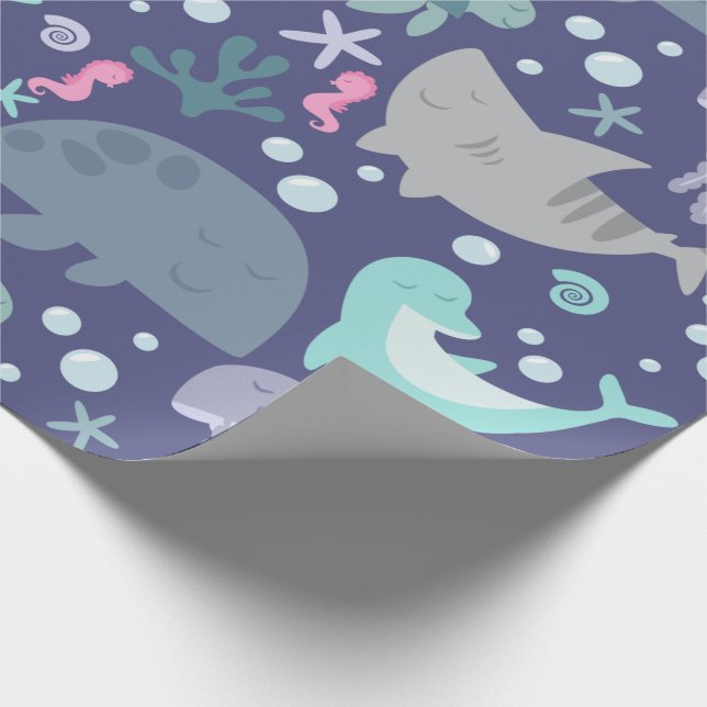 Under The Sea Wrapping Paper (Corner)